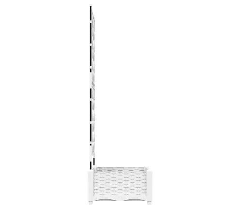 Dārza Stādītājs Ar Treļli Balts 40X40X125.5 Cm Vidaxl