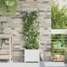 Aia Istikud Valge 40 X 40 X 142 Cm Teras