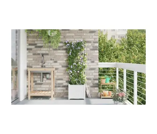 Aia Istikud Valge 40 X 40 X 142 Cm Teras