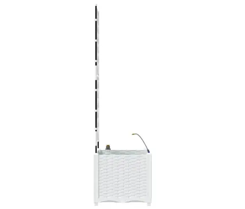 Aia Istikud Valge 40 X 40 X 142 Cm Teras
