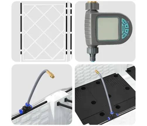 Aia Istutuspot 5 Pcs Valge Teras