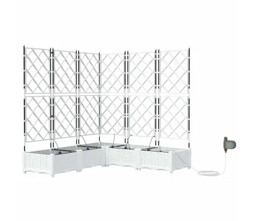 Aia Istutuspot 5 Pcs Valge Teras