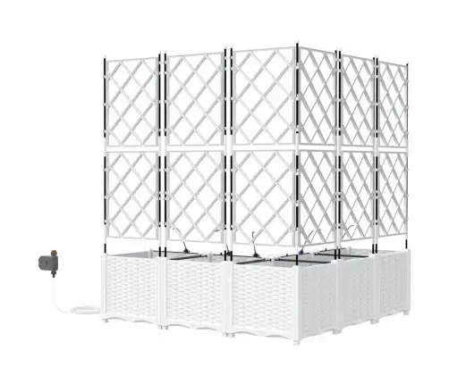 Aia Istutuspot 5 Pcs Valge Teras