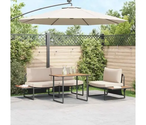 Sodo Stalas Ruda 100 X 55 X 70 Cm Plienas Ir Dpc