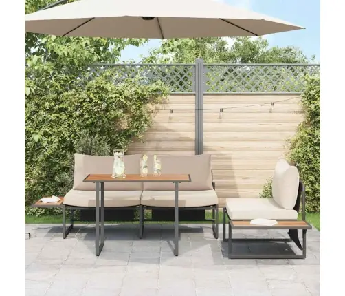 Sodo Stalas Ruda 100 X 55 X 70 Cm Plienas Ir Dpc