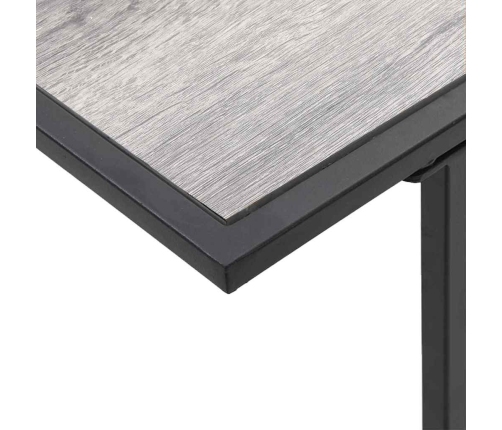Dārza Galds Pelēks 100X55X70 Cm Dpc Un Tērauds Vidaxl