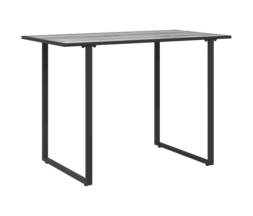 Dārza Galds Pelēks 100X55X70 Cm Dpc Un Tērauds Vidaxl