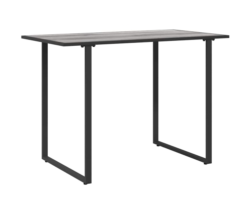 Dārza Galds Pelēks 100X55X70 Cm Dpc Un Tērauds Vidaxl