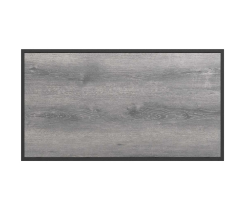 Dārza Galds Pelēks 100X55X70 Cm Dpc Un Tērauds Vidaxl