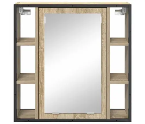 Vannas Istabas Mēbeļu Komplekts Gaiši Ozola Daudzslāņu Koks Vidējs Vidaxl