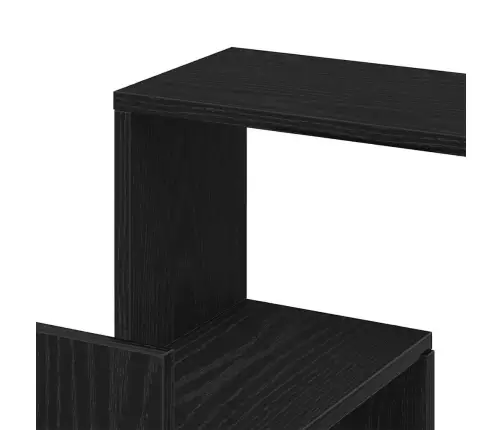 Nurgariiul Riiuliga Must Tamm 45 X 45 X 147 Cm Tehispuit