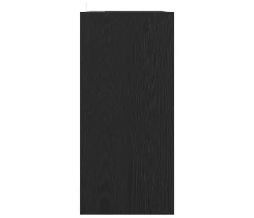 Knygų Lentyna Juoda Ąžuolo 68.5 X 32 X 68.5 Cm Apdirbta Mediena