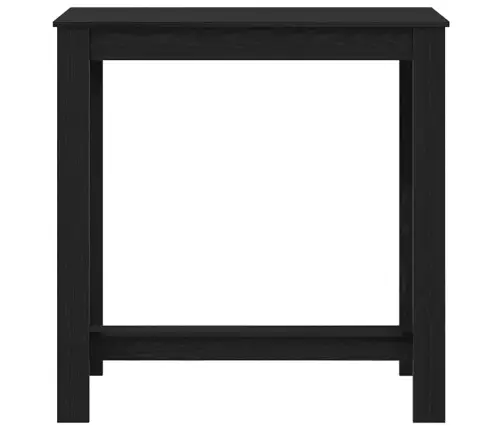 Melna Ozola Bāra Galda Izmērs 102X50X103,5 Cm Inženierkoks Vidaxl