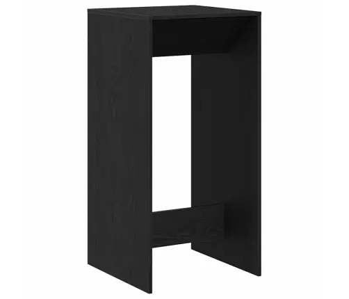 Baro Stalas Juodas Ąžuolas 51 X 50 X 103,5 Cm Apdirbta Mediena