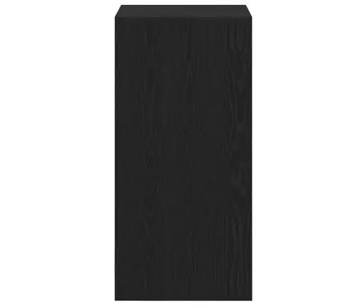 Baro Stalas Juodas Ąžuolas 51 X 50 X 103,5 Cm Apdirbta Mediena