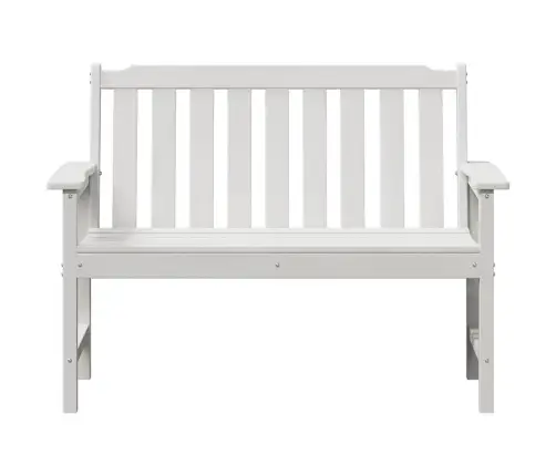 Dārza Sols Ar Spilvenu Balts 120 X 59 X 88Cm Hdpe Vidaxl