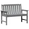 Dārza Sols Ar Spilvenu Gaiši Pelēks 120 X 59 X 88Cm Hdpe Vidaxl