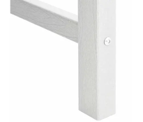 Dārza Ēdamkrēsls 2 Pcs Balts 65.5 X 59 X 88Cm Hdpe Vidaxl