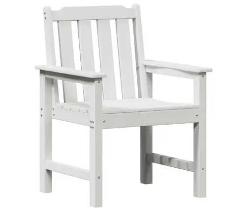 Dārza Ēdamkrēsls 2 Pcs Balts 65.5 X 59 X 88Cm Hdpe Vidaxl