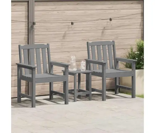 Sodo Valgomoji Kėdė 2 Pcs Šviesiai Pilka 65.5 X 59 X 88Cm Hdpe Sodo Valgomoji Kėdė 2 Pcs Šviesiai Pilka 65.5 X 59 X 88Cm Hdpe