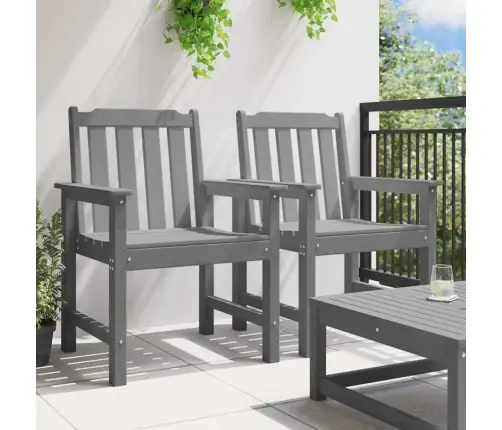 Sodo Valgomoji Kėdė 2 Pcs Šviesiai Pilka 65.5 X 59 X 88Cm Hdpe Sodo Valgomoji Kėdė 2 Pcs Šviesiai Pilka 65.5 X 59 X 88Cm Hdpe