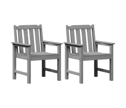 Sodo Valgomoji Kėdė 2 Pcs Šviesiai Pilka 65.5 X 59 X 88Cm Hdpe Sodo Valgomoji Kėdė 2 Pcs Šviesiai Pilka 65.5 X 59 X 88Cm Hdpe