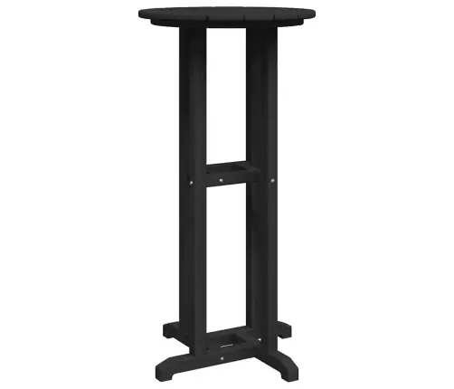 Bāra Galds Melna 55 X 55 X 107 Cm Hdpe Vidaxl Bāra Galds Melna 55 X 55 X 107 Cm Hdpe Vidaxl