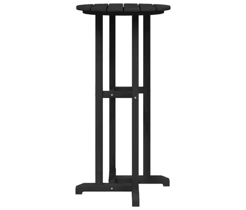 Bāra Galds Melna 55 X 55 X 107 Cm Hdpe Vidaxl Bāra Galds Melna 55 X 55 X 107 Cm Hdpe Vidaxl
