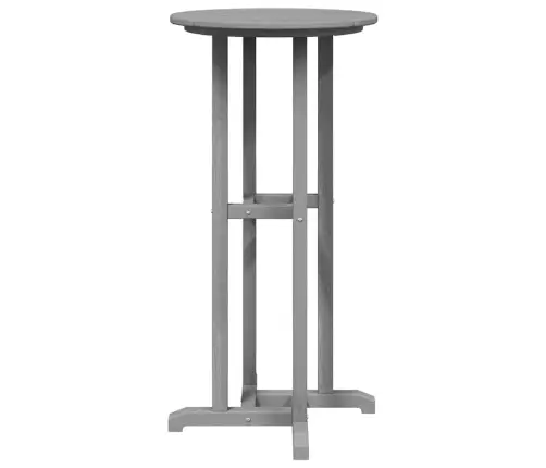 Bāra Galds Gaiši Pelēka 55 X 55 X 107 Cm Hdpe Vidaxl Bāra Galds Gaiši Pelēka 55 X 55 X 107 Cm Hdpe Vidaxl