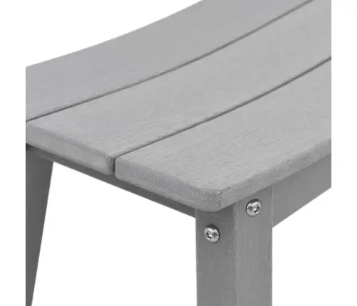 Bāra Krēsls 2 Pcs Gaiši Pelēks 52 X 43 X 73.5Cm Hdpe Vidaxl
