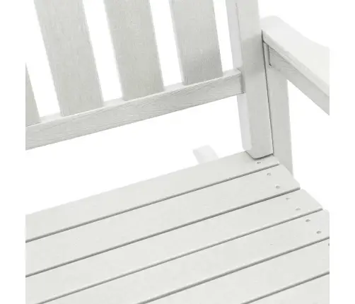 Dārza Šūpuļkrēsls Balts 70 X 92 X 108Cm Hdpe Vidaxl