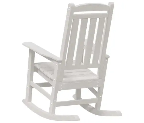 Dārza Šūpuļkrēsls Balts 70 X 92 X 108Cm Hdpe Vidaxl