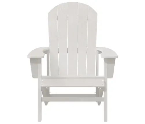 Adirondack Krēsls Balts 74 X 82 X 92Cm Hdpe Vidaxl
