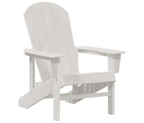 Adirondack Krēsls Balts 74 X 82 X 92Cm Hdpe Vidaxl