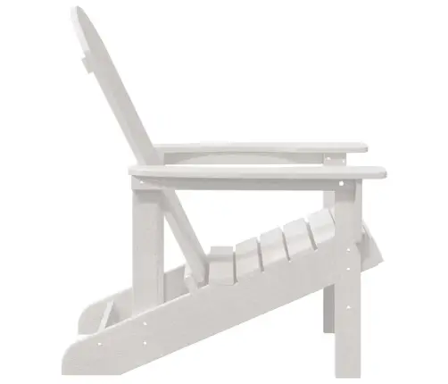 Adirondack Krēsls Balts 74 X 82 X 92Cm Hdpe Vidaxl