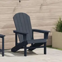 Adirondack Krēsls Tumši Zils 74 X 82 X 92Cm Hdpe Vidaxl