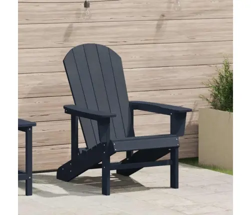 Adirondack Krēsls Tumši Zils 74 X 82 X 92Cm Hdpe Vidaxl