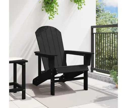 Adirondack Kėdė Juoda 74 X 82 X 92Cm Hdpe Adirondack Kėdė Juoda 74 X 82 X 92Cm Hdpe