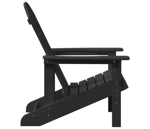 Adirondack Kėdė Juoda 74 X 82 X 92Cm Hdpe Adirondack Kėdė Juoda 74 X 82 X 92Cm Hdpe