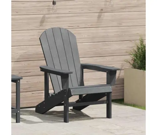 Adirondack Kėdė Šviesiai Pilka 82 X 74 X 92 Cm Hdpe