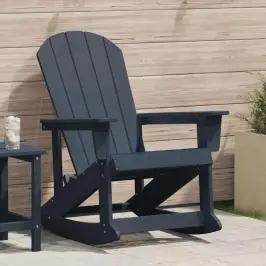 Adirondack Šūpuļkrēsls Tumši Zils 73.5 X 92 X 90Cm Hdpe Vidaxl