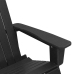 Adirondack Šūpuļkrēsls Melna 73.5 X 92 X 90Cm Hdpe Vidaxl