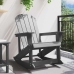 Adirondack Šūpuļkrēsls Gaiši Pelēks 73.5 X 92 X 90Cm Hdpe Vidaxl