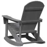 Adirondack Šūpuļkrēsls Gaiši Pelēks 73.5 X 92 X 90Cm Hdpe Vidaxl