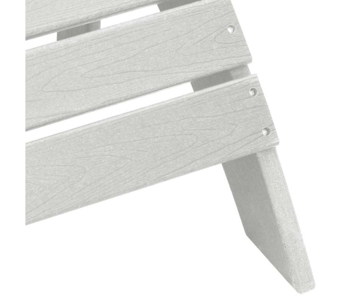 Adirondack Krēsls Balts 74 X 82 X 92Cm Hdpe Vidaxl