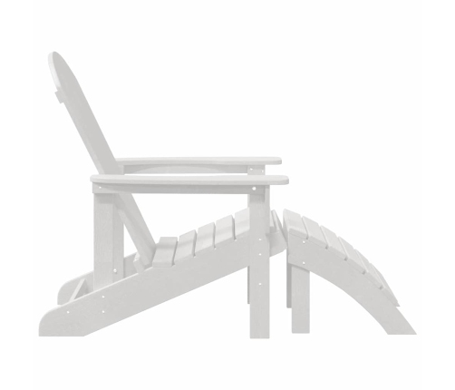 Adirondack Krēsls Balts 74 X 82 X 92Cm Hdpe Vidaxl