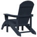 Adirondack Krēsls Tumši Zils 74 X 82 X 92Cm Hdpe Vidaxl