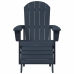 Adirondack Krēsls Tumši Zils 74 X 82 X 92Cm Hdpe Vidaxl