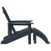 Adirondack Krēsls Tumši Zils 74 X 82 X 92Cm Hdpe Vidaxl