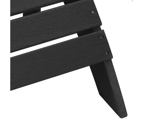 Adirondack Tool Padjaga Must 74 X 82 X 92Cm Hdpe
